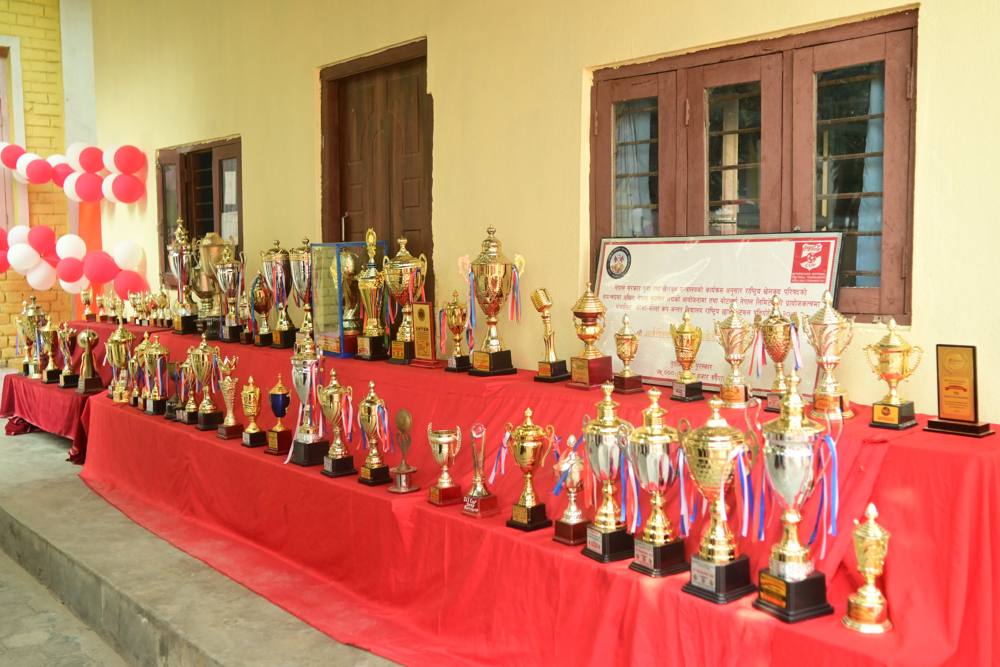 Trophies and awards won by the school